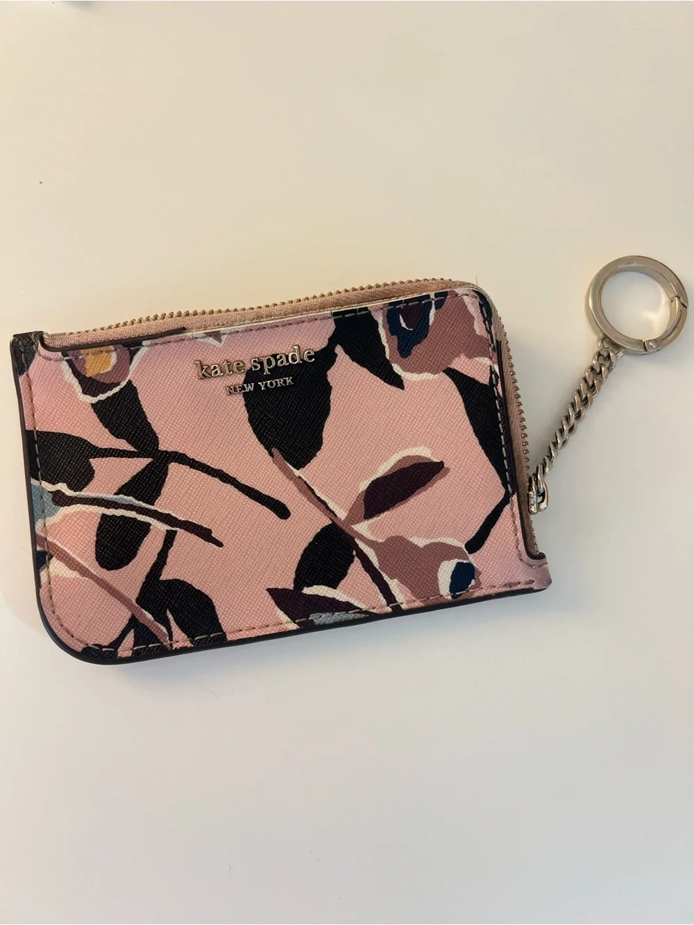 kate spade Pink Floral Card Key Holder